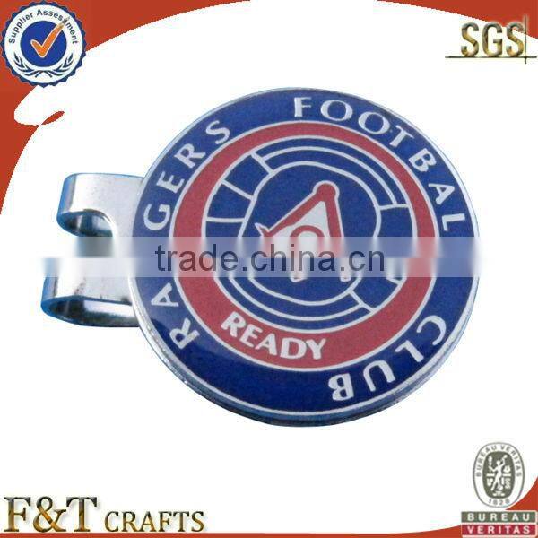 customized sport magnet golf hat clips with ball markers