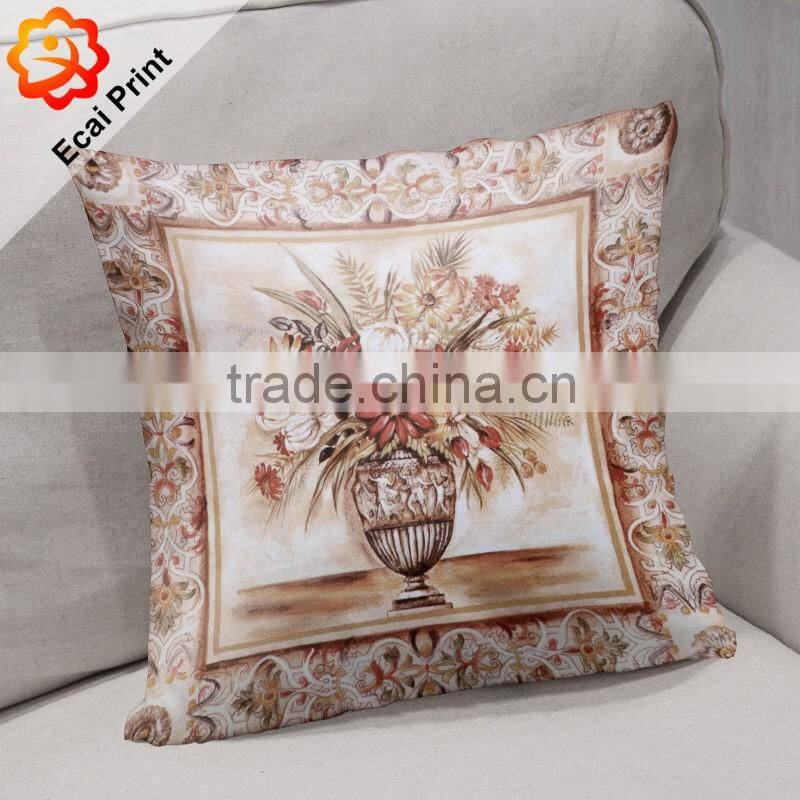 High quality comfortable modern custom pillow cover with artwork