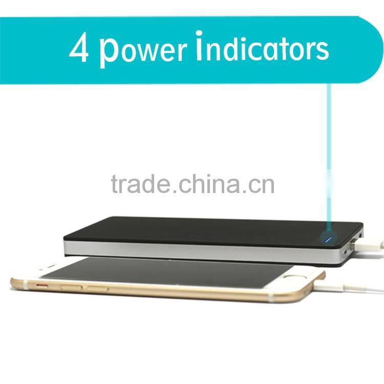 2016 New design hot travel external 10000mah type-c smartphone power bank