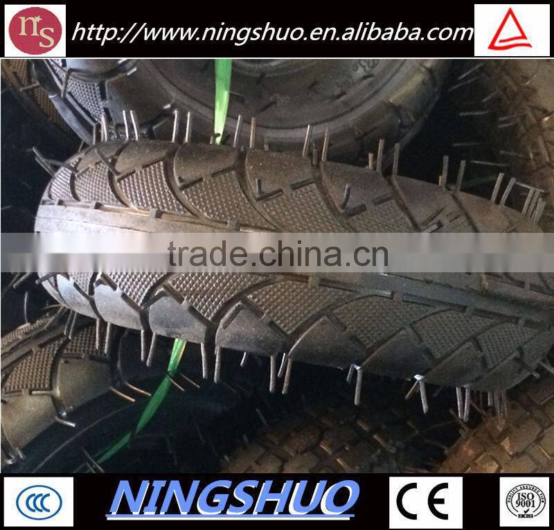 China factory of construction use 10 inch rubber pushcart pneumatic wheel
