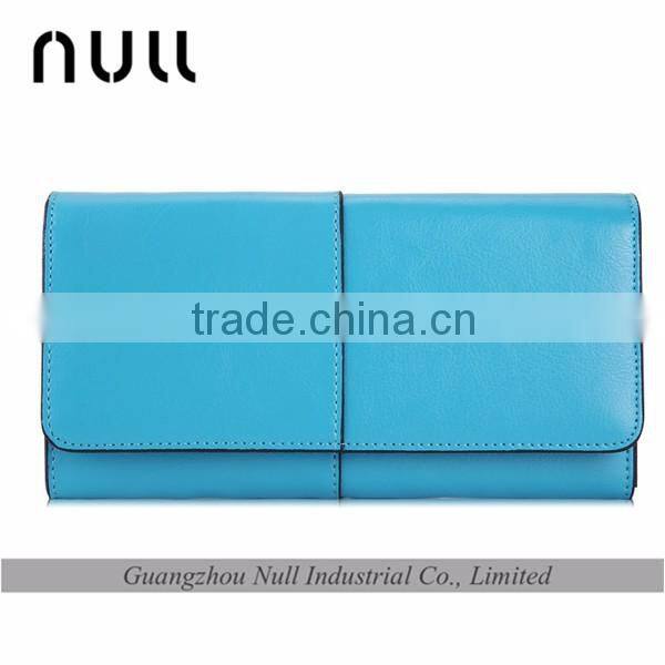 Genuine leather travel ladies clutches handmade wholesale cell phone wallet