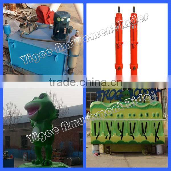 Thrill rides for kids jumping frog