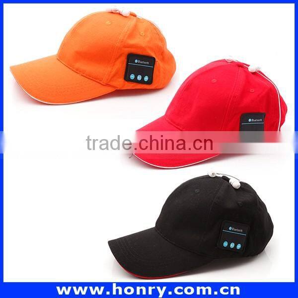 New Products Sport Bluetooth Earphone Hat for Smartphones