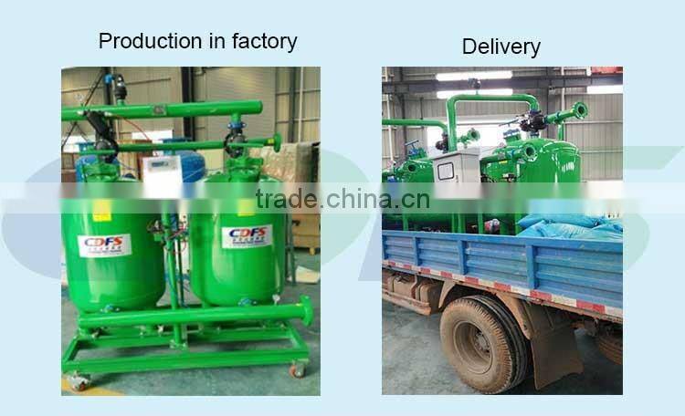 CDFS auto backwashing media filter garden hose water filter