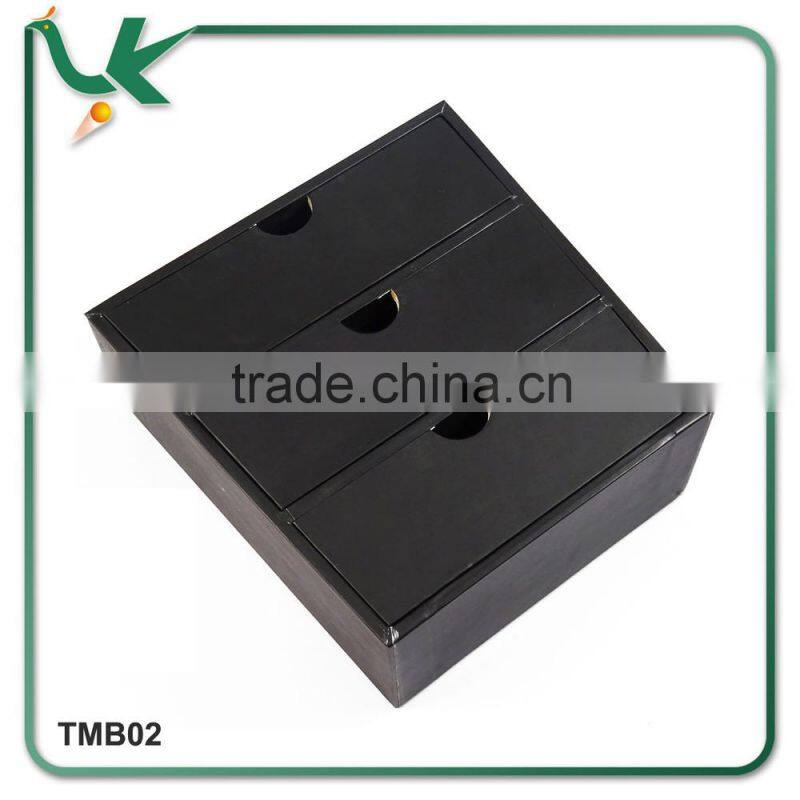 Trapeoid Shaped Three-layer Special Paper Covering Cardboard Jewelry Box
