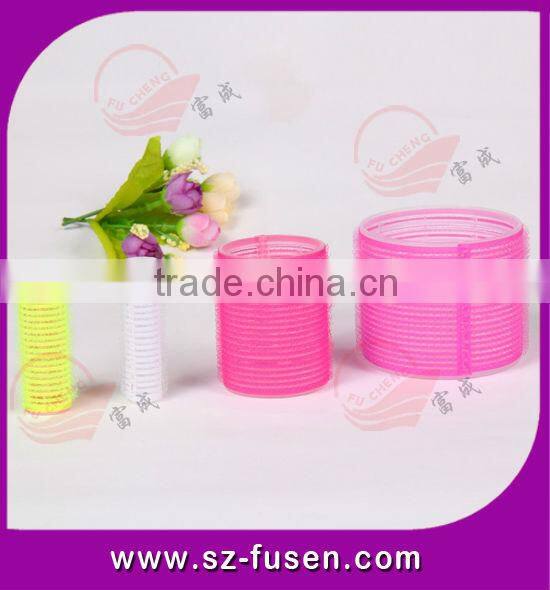 fashion popular heated fastener hair rollers with hook tape for Hair beauty