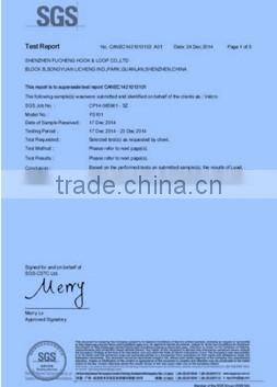 Fastening cloth /Soft loop Knitting /Textile Fabric