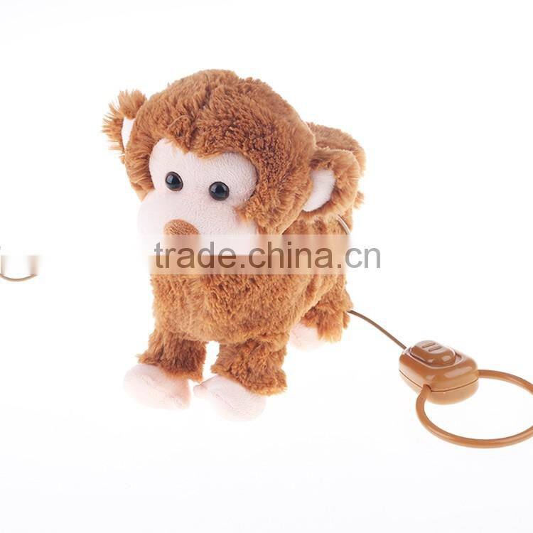 Stuffed electronic plush toy monkey funny toys