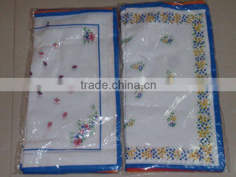 half-rounded handkerchiefs