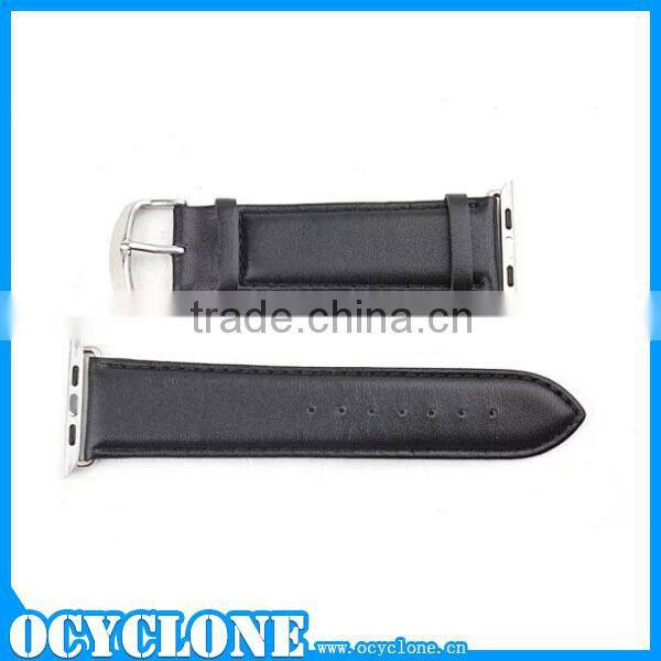 Top leather wristlet for apple watch accessory