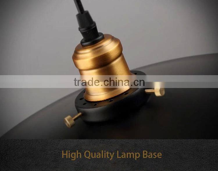 High Power Standard E27 Base Industrial Pendant Light 3 Arms Metal Large Pendant Lamps