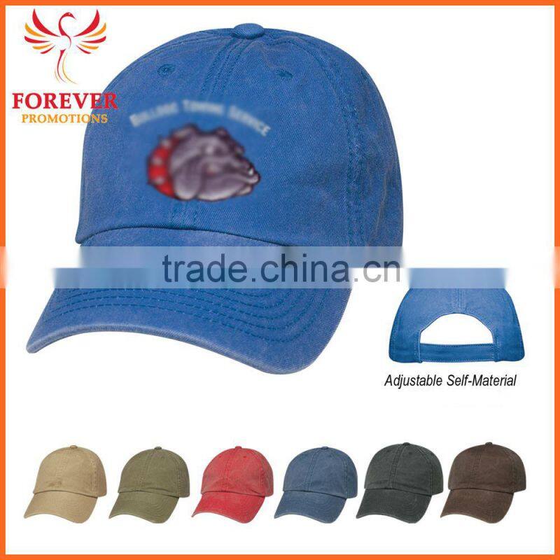 Unstrucured Crown Club Crown Embroidery Royal Blue Cotton Baseball Cap