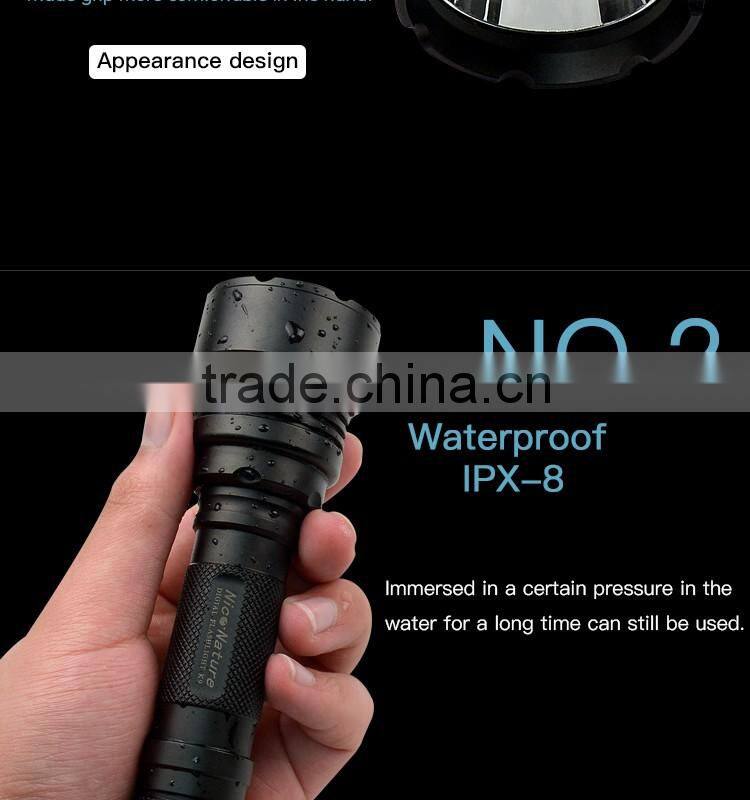 Nico Nature long-life lighting XML U2 800lm IPX8 Flashlights torch light manufacturers