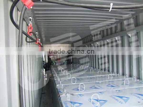 Ice block making machine worked in 40hq with fully automatic operation system