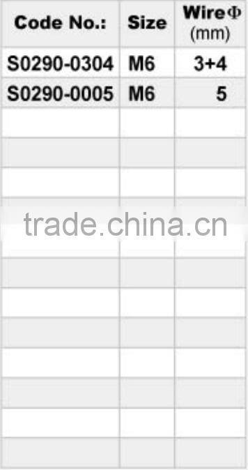 Swage Stud Terminal With Internal Thread For Self Assembling