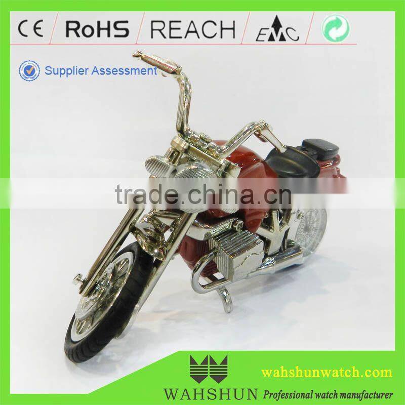 Best selling watch combined metal motorcycle art craft for business gift