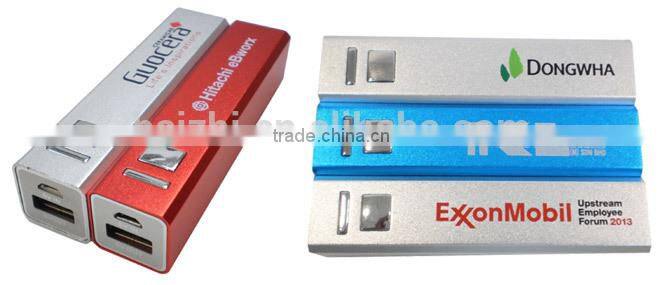 Best Christmas corporate promotional gift power bank 2000mah 2200mah 2600mah