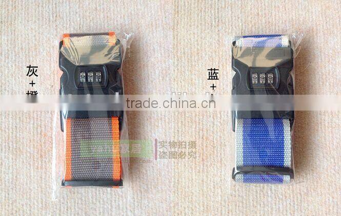 Gray+Orange And Blue+White Password luggage belt