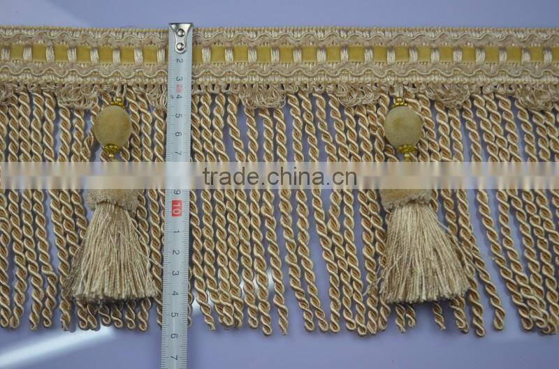 high quality rayon bullion fringe for curtain decorations