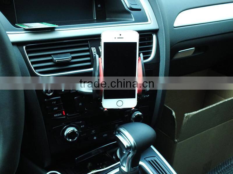 Easy One Touch Cell Phone CD Slot Car Mount Holder Cradle