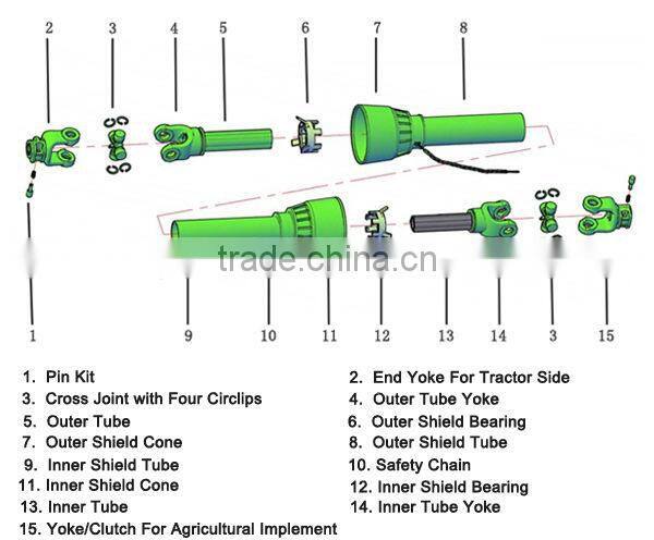 high quality cardan drive shaft