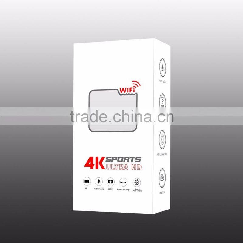 F68 Ultra HD 2 Inch Screen 4K Viewing Angles 70-170 Degrees Adjustable Wi Fi With Gyro Stabilization Sport Action Camera