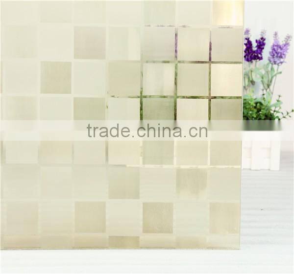 Excellent Quality 3D Static Cling Window Film Stained Glass Paper Decorative Frosted Vinyl