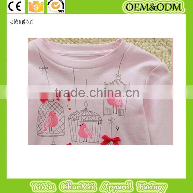 birdca t shirts long sleeve T shirts kids girls t-shirts for girls tops brand children t shirts cloting 2015 style
