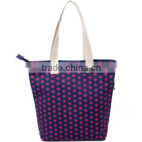 New arrival scarf printing canvas women shopping bags beach bags