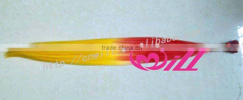 pretty two tone hair extension rainbow hair extension