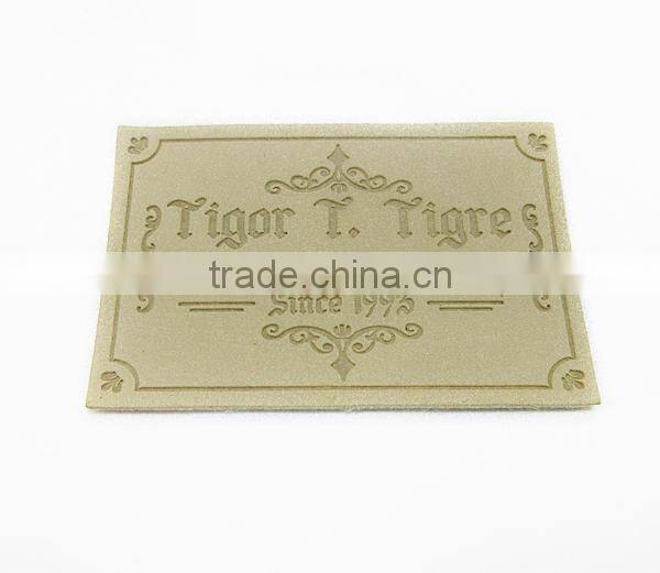 Die Cut Custom Garment Leather Patch for Denim