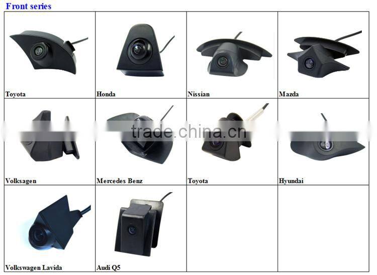 HD CCD Waterproof IP67 Car Front View Camera with night vision for Mazda