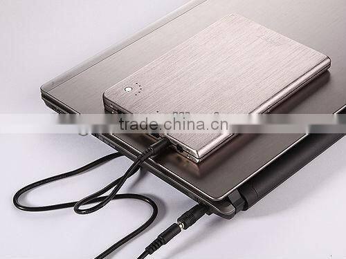 16000mAh wooden apperance metal cover laptop power bank external battery