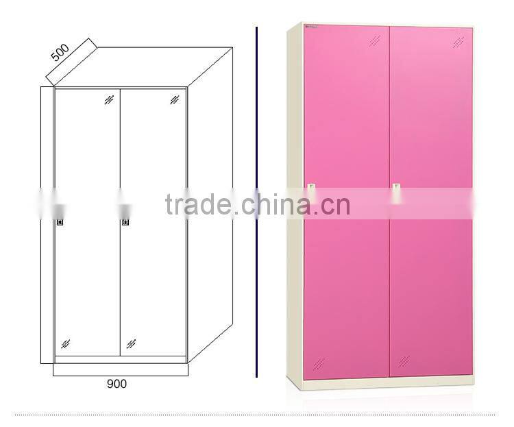 metal stainless locker swing door steel locker office clothes wardrobe