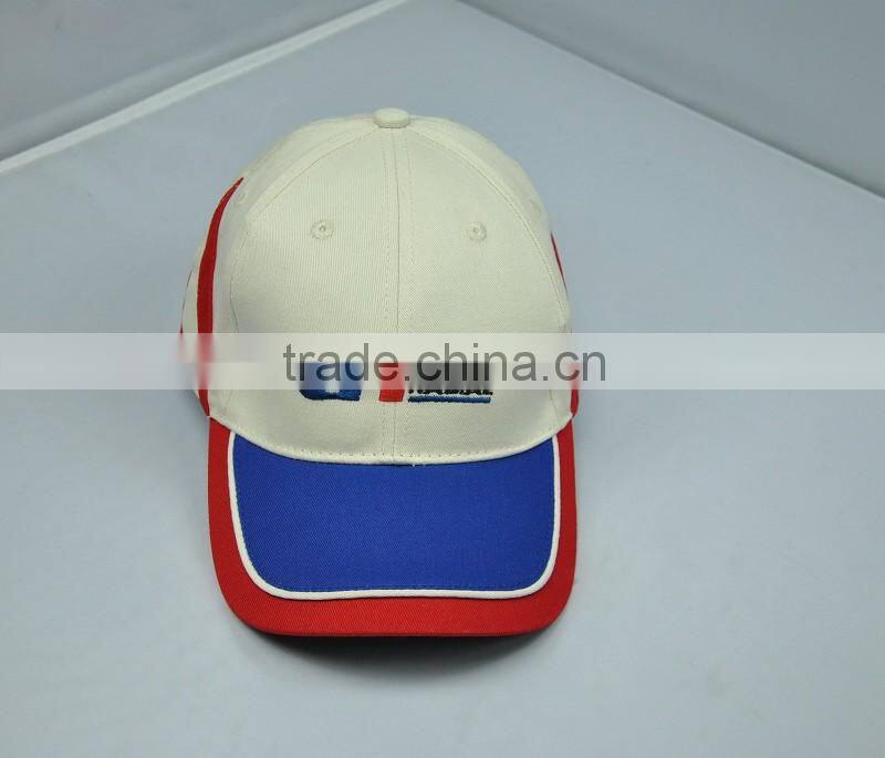 custom 100% cotton 6 panel baseball caps hats with 3D embroidery logo