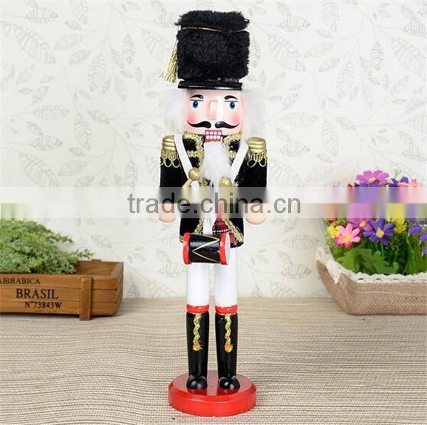 Wholesale christmas gift wooden nutcracker, custom nutcracker
