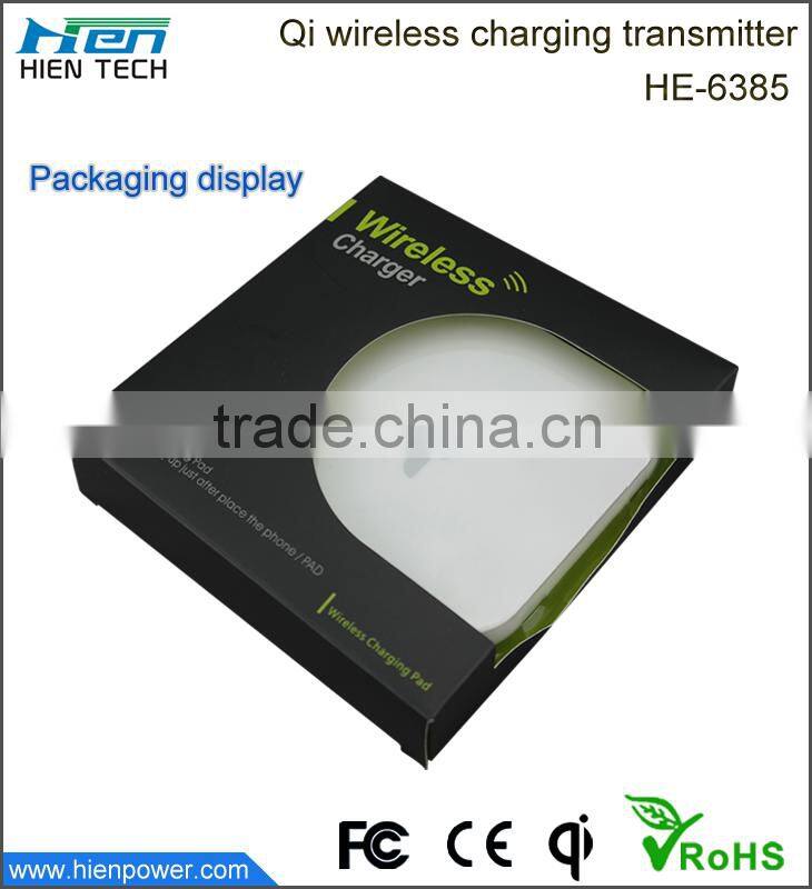 portable cell phone wireless charger for iphone/samsung/blackberry wireless phone charger