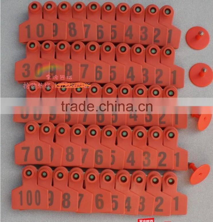 2016 Hot Sale ABS UHF rfid Animal Ear Tag For Cattle Tracking