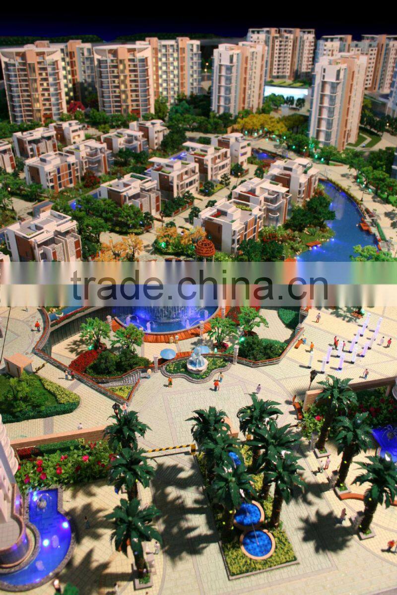 New product plastic miniature building scale model maker from China