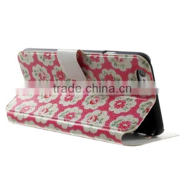 China supplier high quality cheap leather cover for Iphone 6 cover