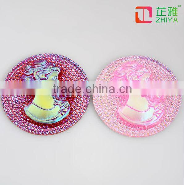 Wholesale resin fashion cameo cabochon