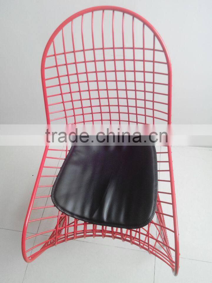 Leiaure Style Metal Chair/ Wire Metal Chairs/ Wire Outdoor Chairs