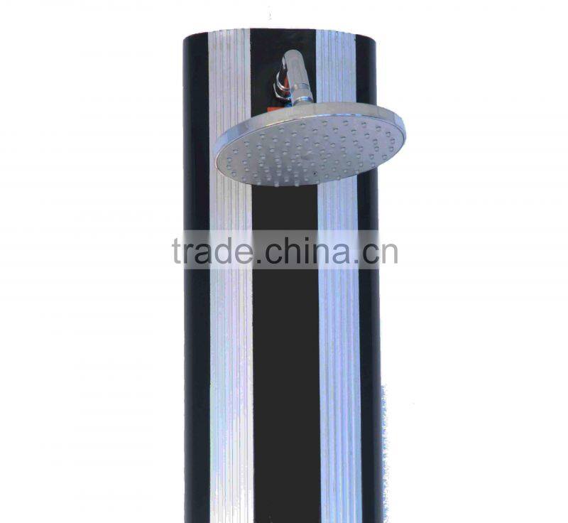 Garden Aluminum Solar Shower PVC Outdoor Shower Hot Cold Outdoor Shower