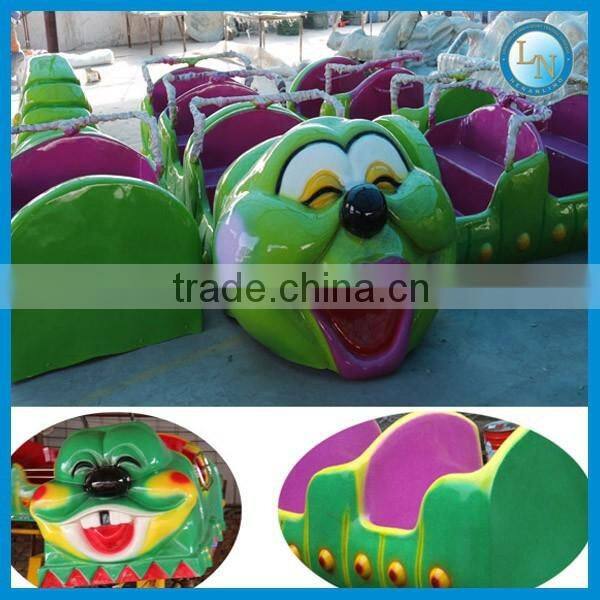 Electrical Design Track Train mini worm roller coaster wacky for sale