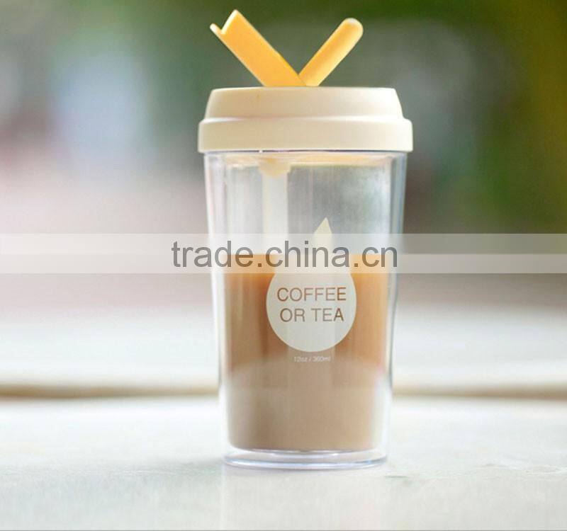 hot sale plastic joyshaker cup with lid