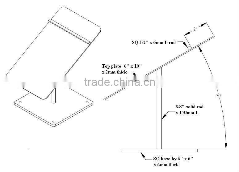Shoe riser display stand