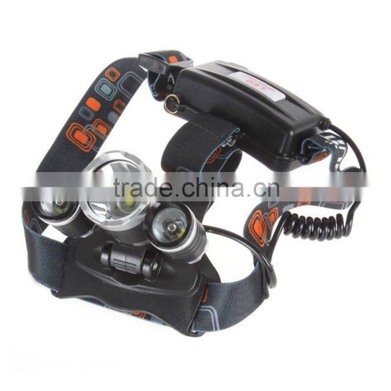 30W 5000 Lumens 3x XM-L T6 LED Head Torch / Headlamp Waterproof