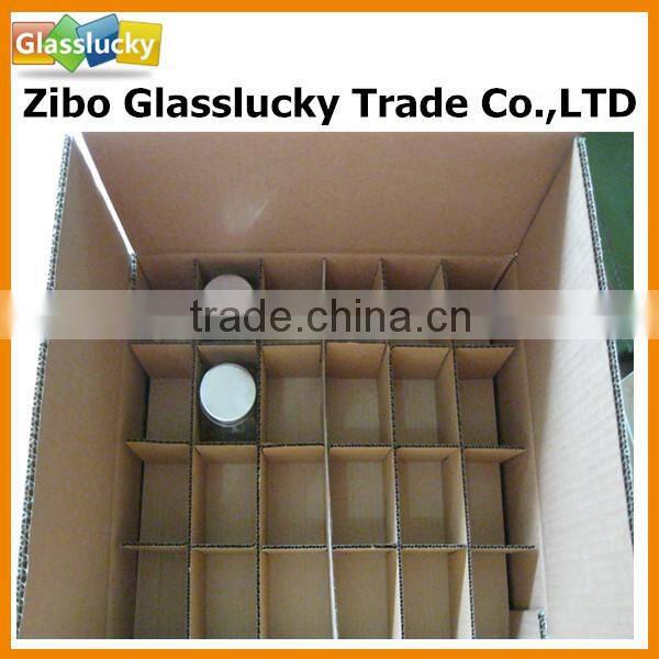 2016 new style popular empty glass jar with cork lid as candle holder