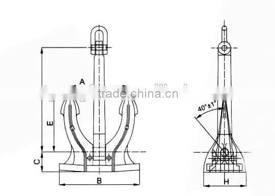 Marine Type M Spek Anchor , M-Spek Anchor