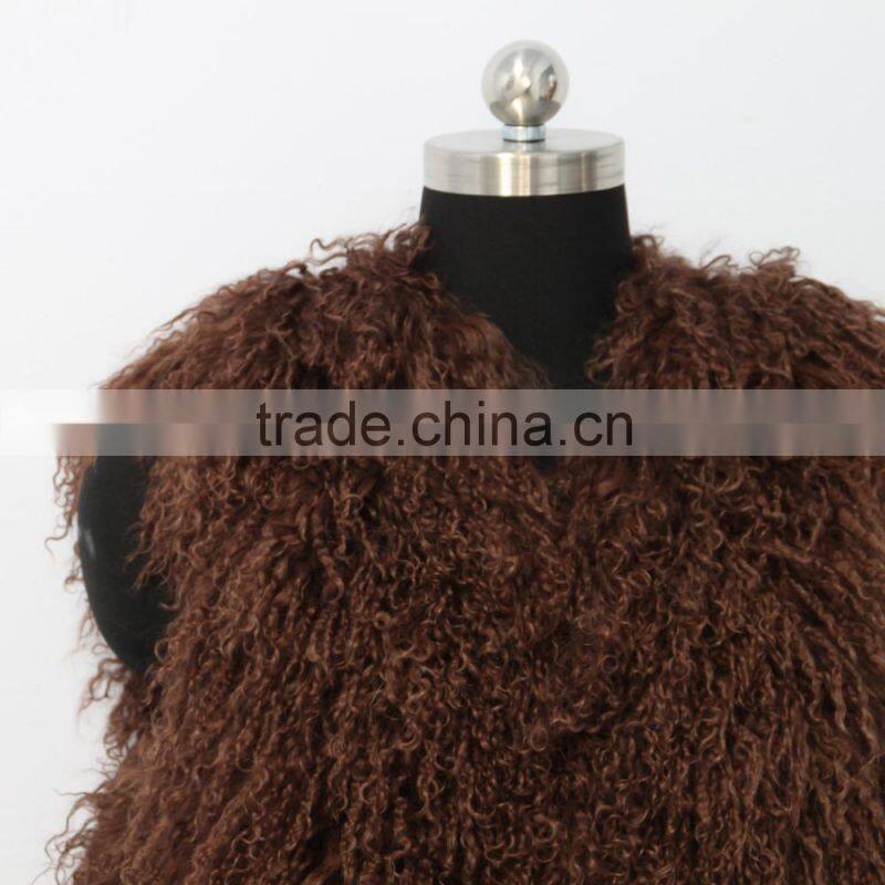 2015 fashion style women winter genuine lamb fur coat LC01